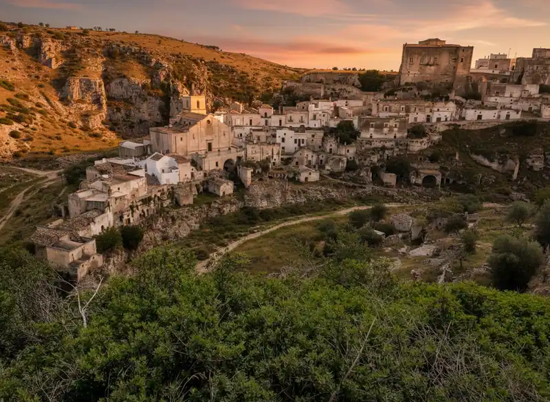 Gravina di Ginosa: Antike Felsensiedlung